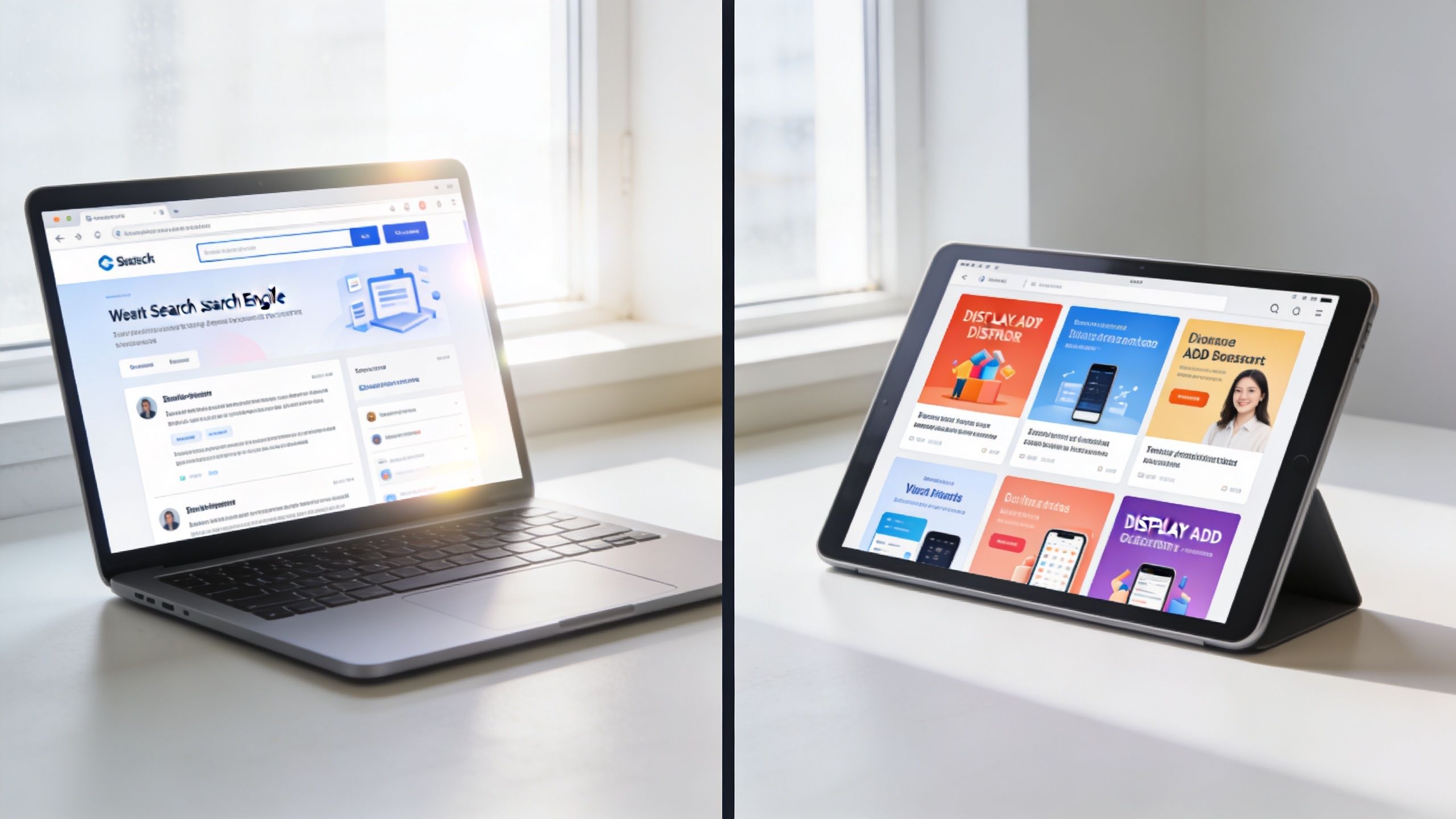 Search Ads Vs Display Ads Digital Devices