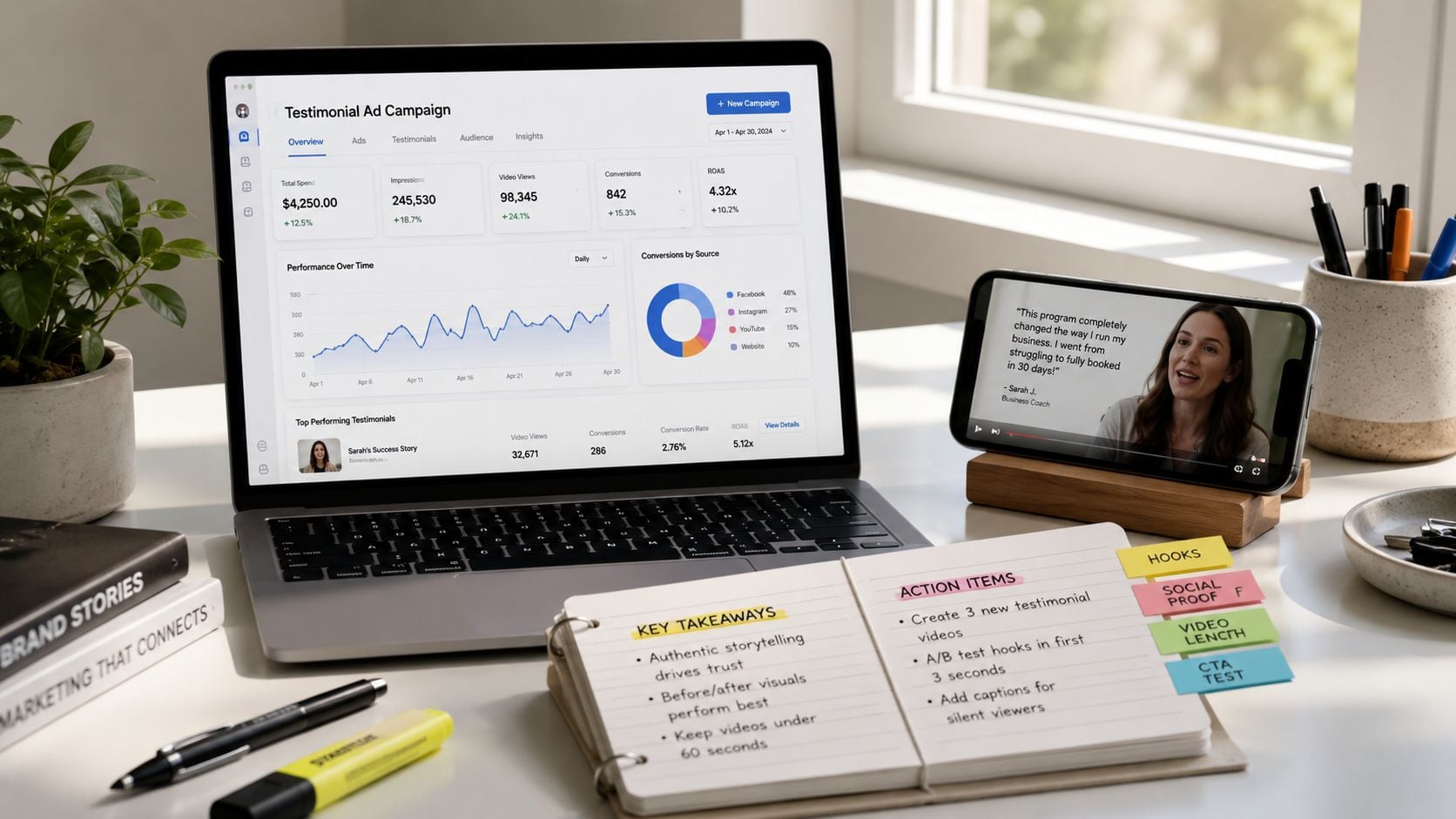 Testimonial Ads Examples Marketing Workspace