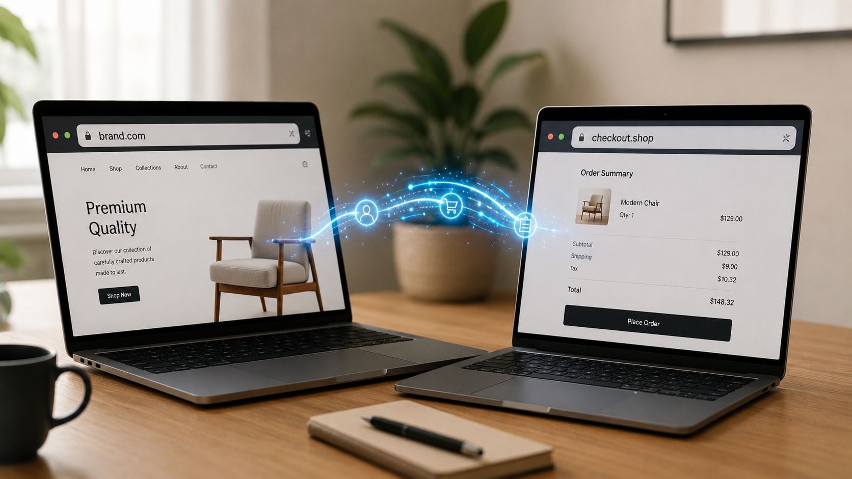 Cross Domain Tracking Ecommerce Laptops