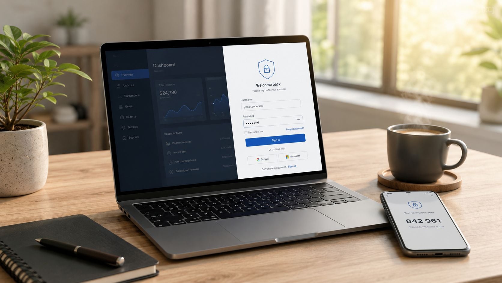 Reporting Portal Login Laptop Setup